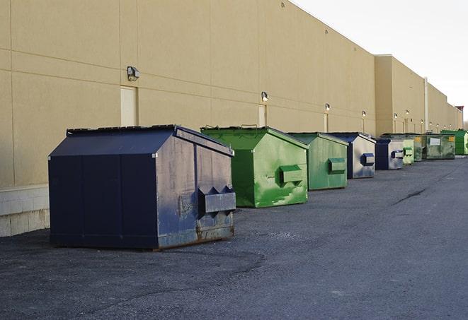 porta-potties placed alongside a construction site in Bay Head